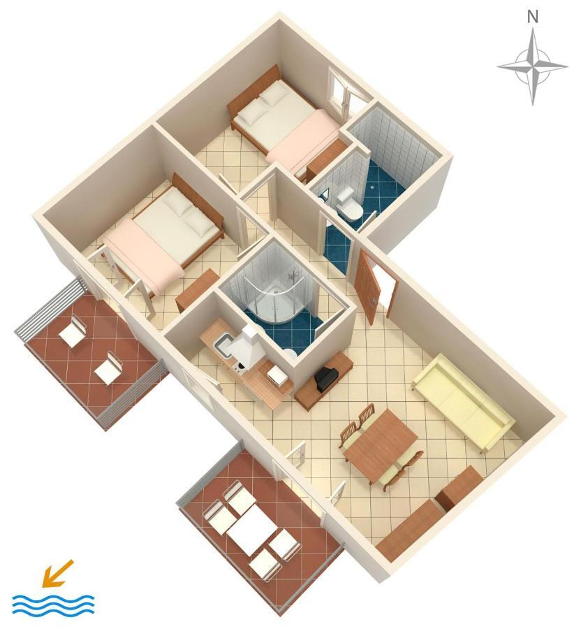 גראדאץ Apartments By The Sea Gradac, Makarska - 6661 מראה חיצוני תמונה